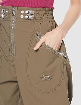 Amazon | (ディーゼル) DIESEL レディース カーゴパンツ ストレッチ レギュラーフィット A049540EFAC | ロングパンツ 通販
